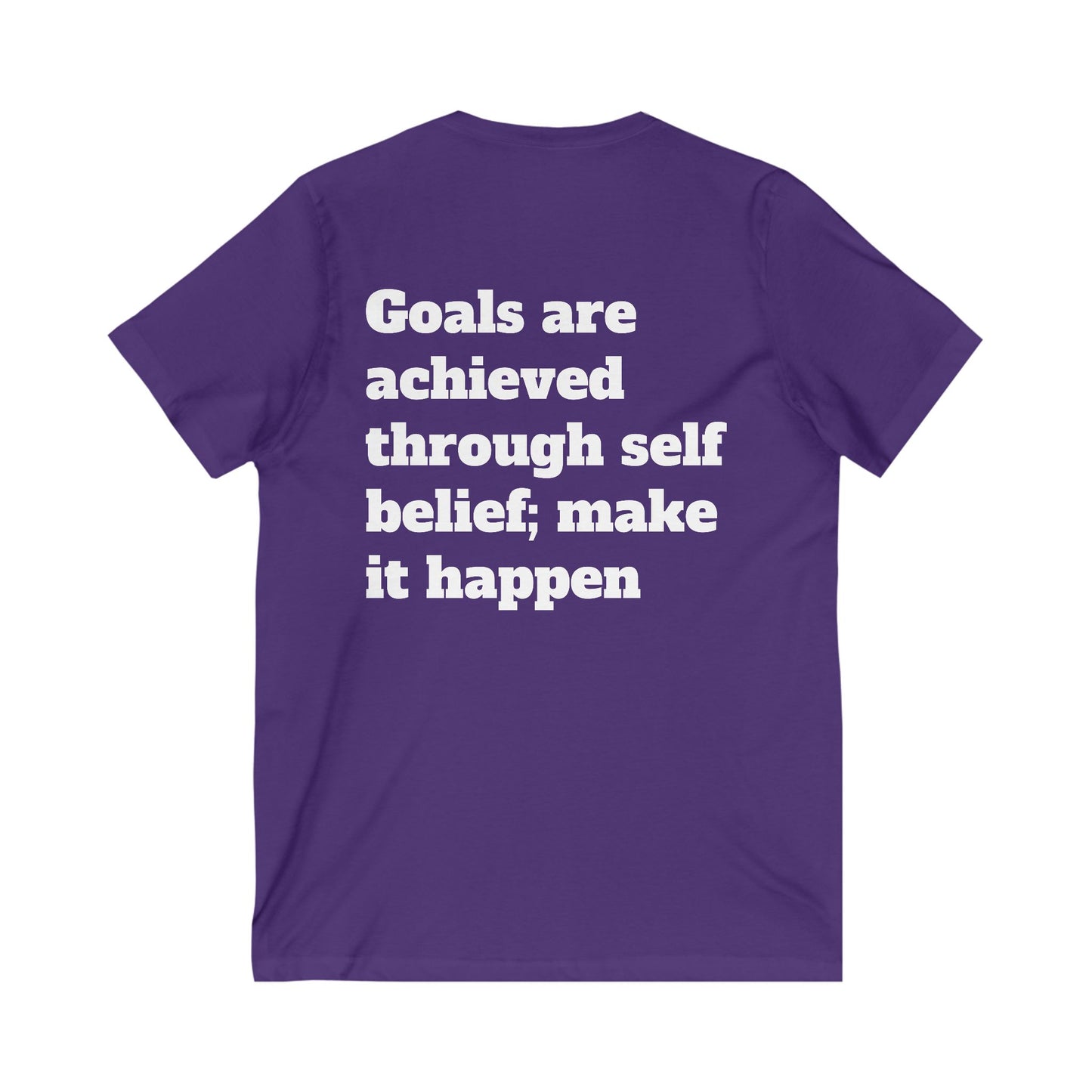 Unisex Jersey Short Sleeve V-Neck Tee