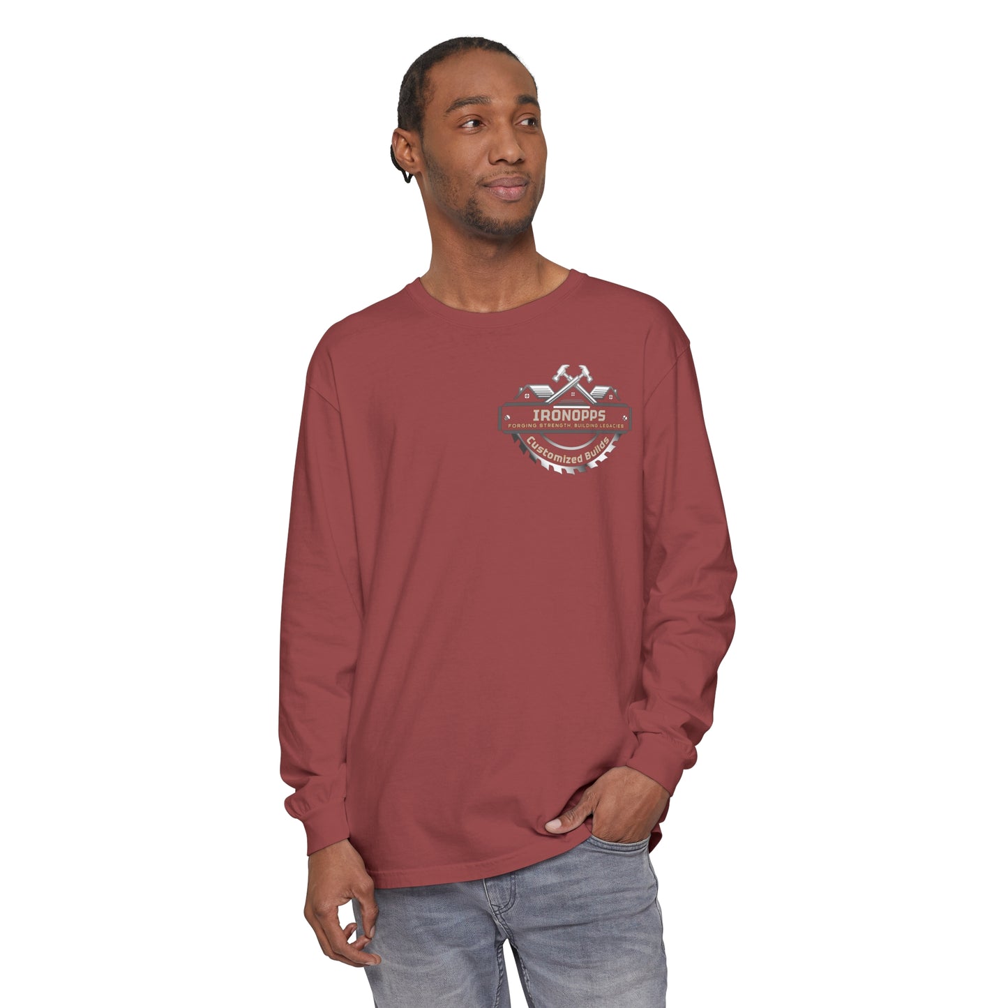 Unisex Garment-dyed Long Sleeve T-Shirt
