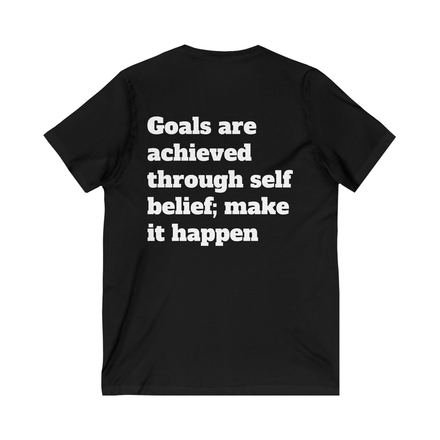 Unisex Jersey Short Sleeve V-Neck Tee