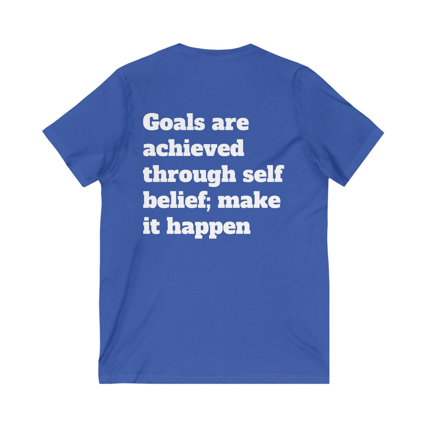 Unisex Jersey Short Sleeve V-Neck Tee