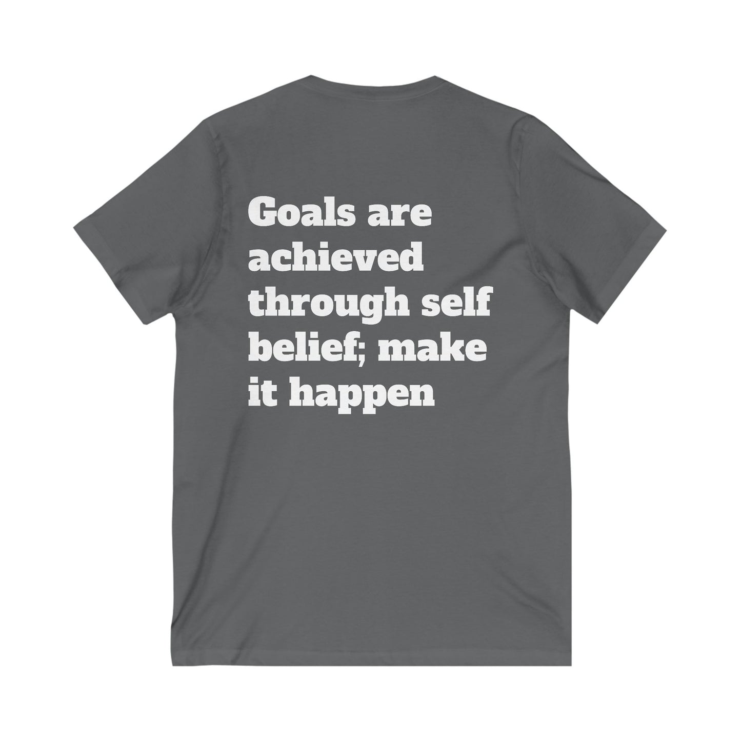 Unisex Jersey Short Sleeve V-Neck Tee
