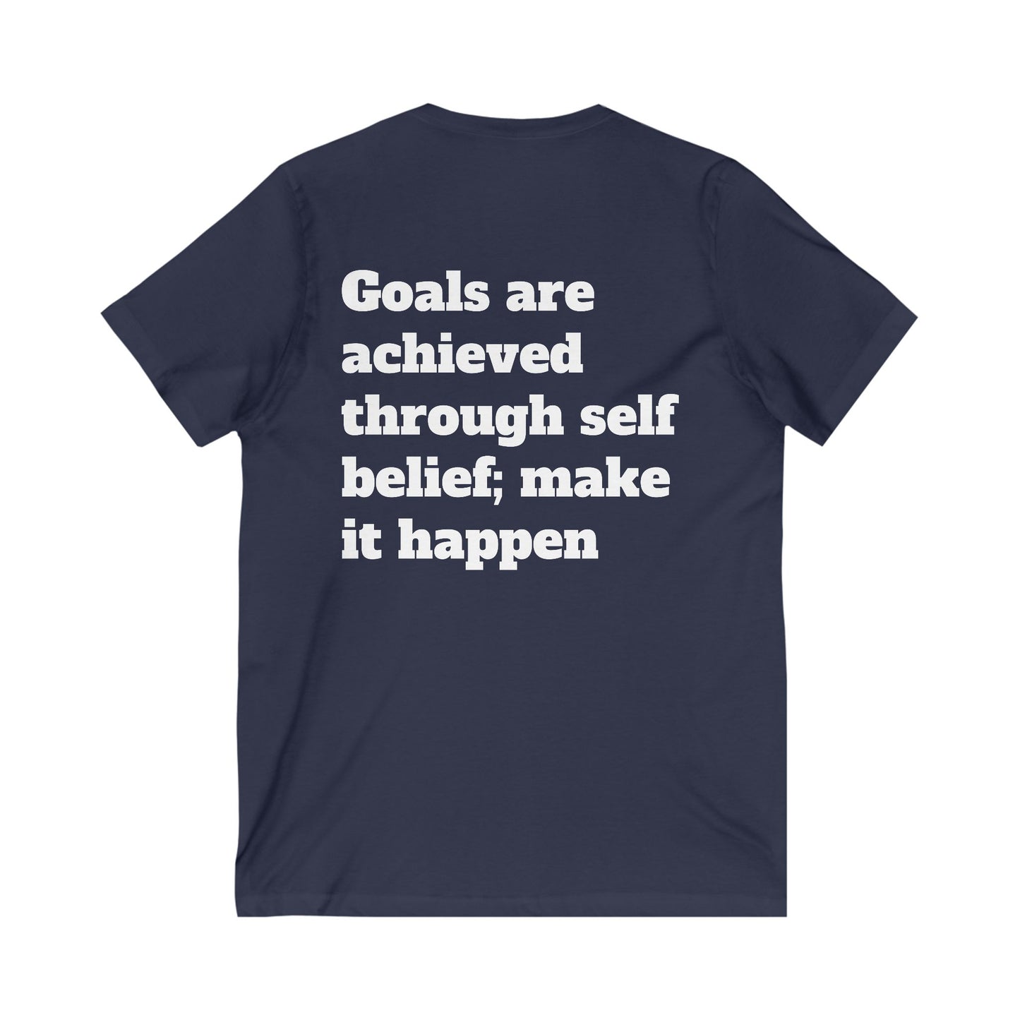 Unisex Jersey Short Sleeve V-Neck Tee
