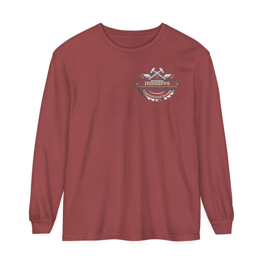 Unisex Garment-dyed Long Sleeve T-Shirt